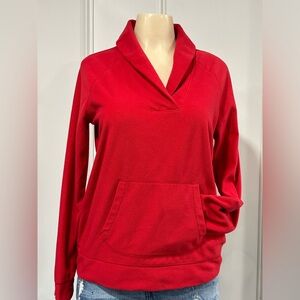 L.L. Bean Women’s Red Fleece Pullover Size Small